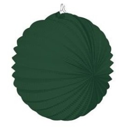 Farolillo de papel color Verde Especial, de 22 cm.