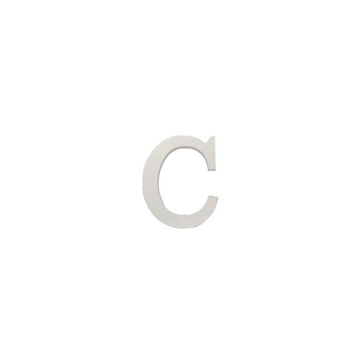 Letra C de Madera de 11 cm Aprox