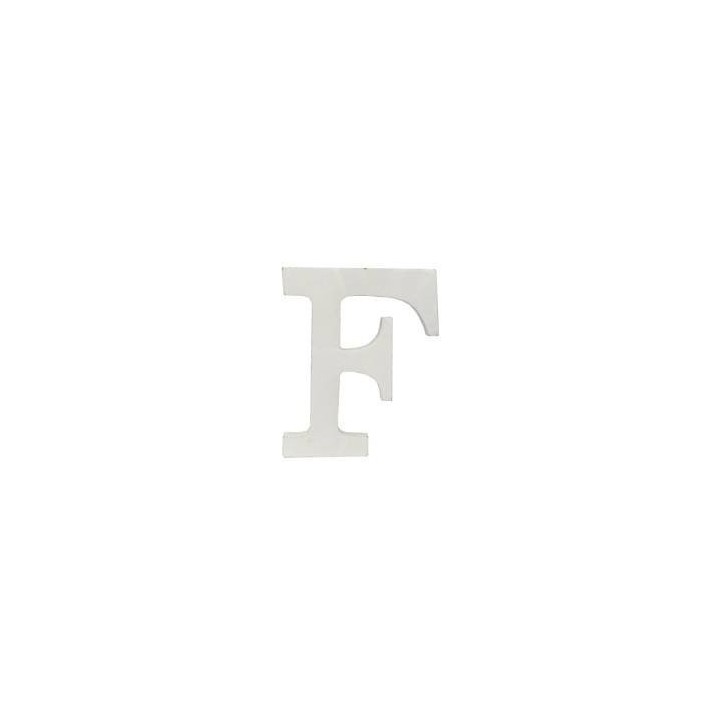 Letra F de Madera de 11 cm Aprox