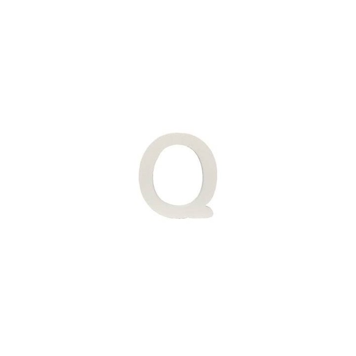 Letra Q de Madera de 11 cm Aprox
