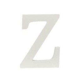 Letra Z de Madera de 11 cm Aprox
