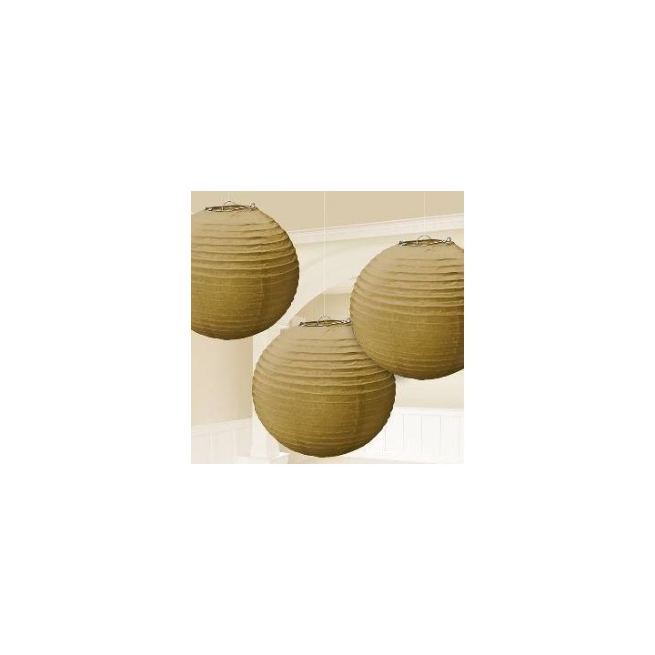 Farolillos Oro de 24 cm de Diametro (3)