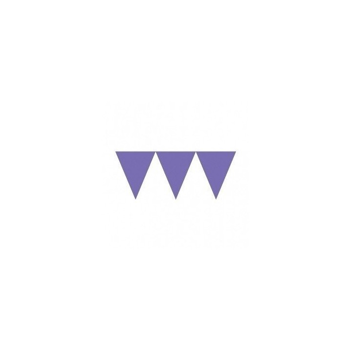 Banderines Triangulos Color Morado  (4,5 m aprox)