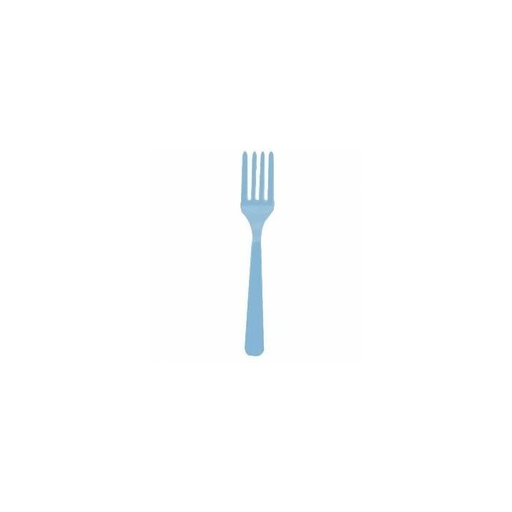 TENEDOR COLOR AZUL-PASTEL (10 ud)